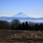 冨士見町から見た富士山：山梨県との県境にある長野県冨士見町からは正に富士山が丸見えです。