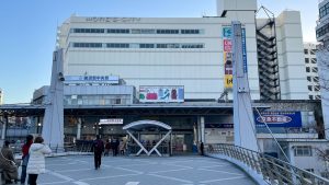 横須賀中心地の駅です。